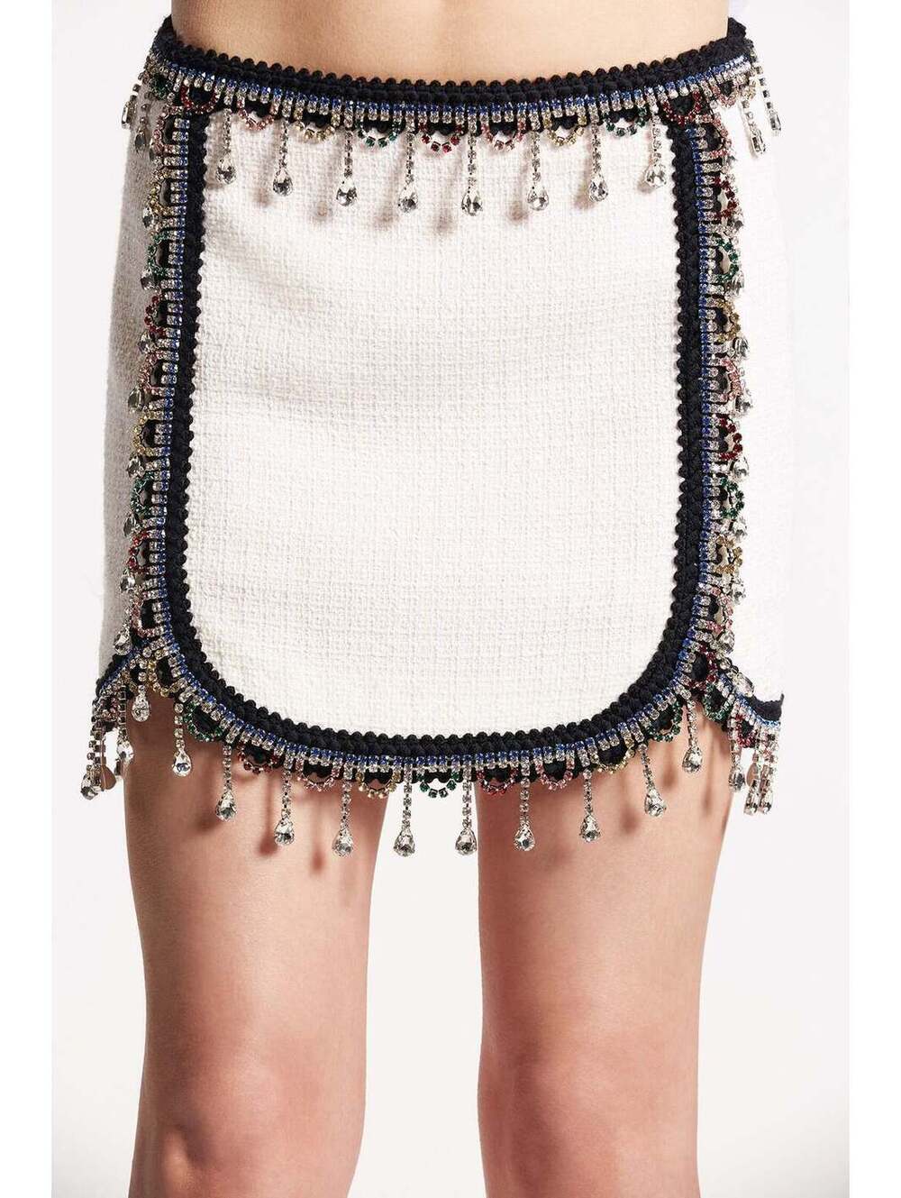 DSQUARED2 24 CHIC BOUCLÉ MINI SKIRT